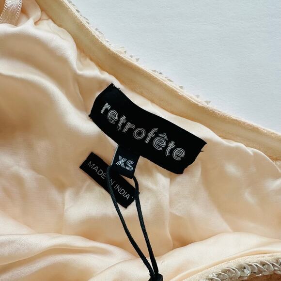 Retrofete x REVOLVE Ella Dress Taffy Pink NEW XS Sequin One Shoulder Party - Picture 6 of 9